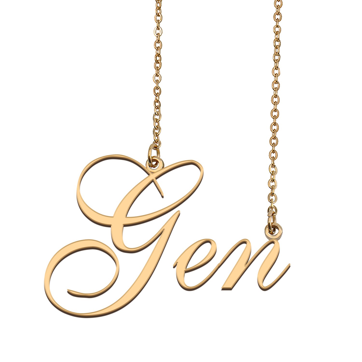 Personalized Stainless Steel Name Necklace Jewelry for Womens Krishna