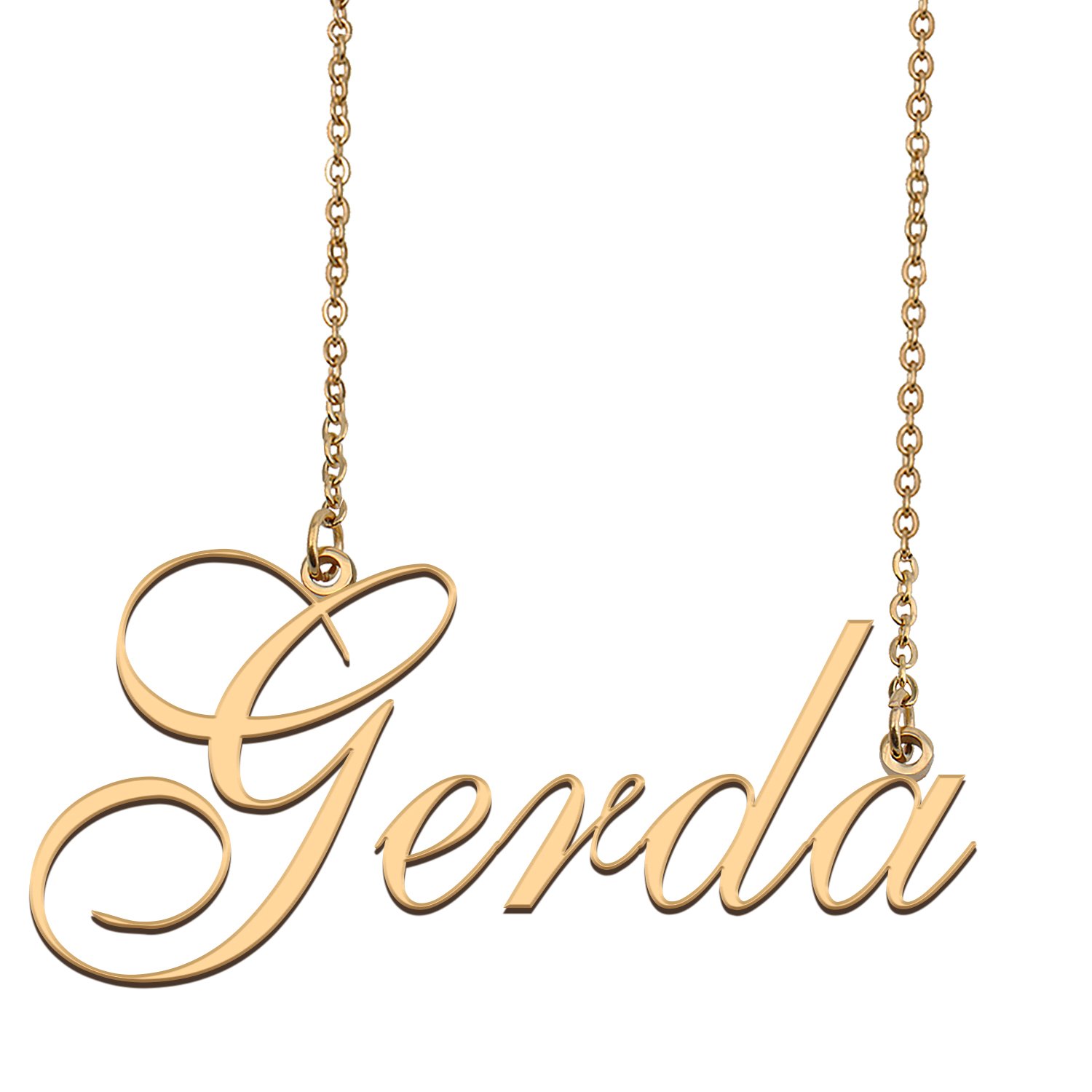 Personalized Stainless Steel Name Necklace Jewelry for Womens Krysia