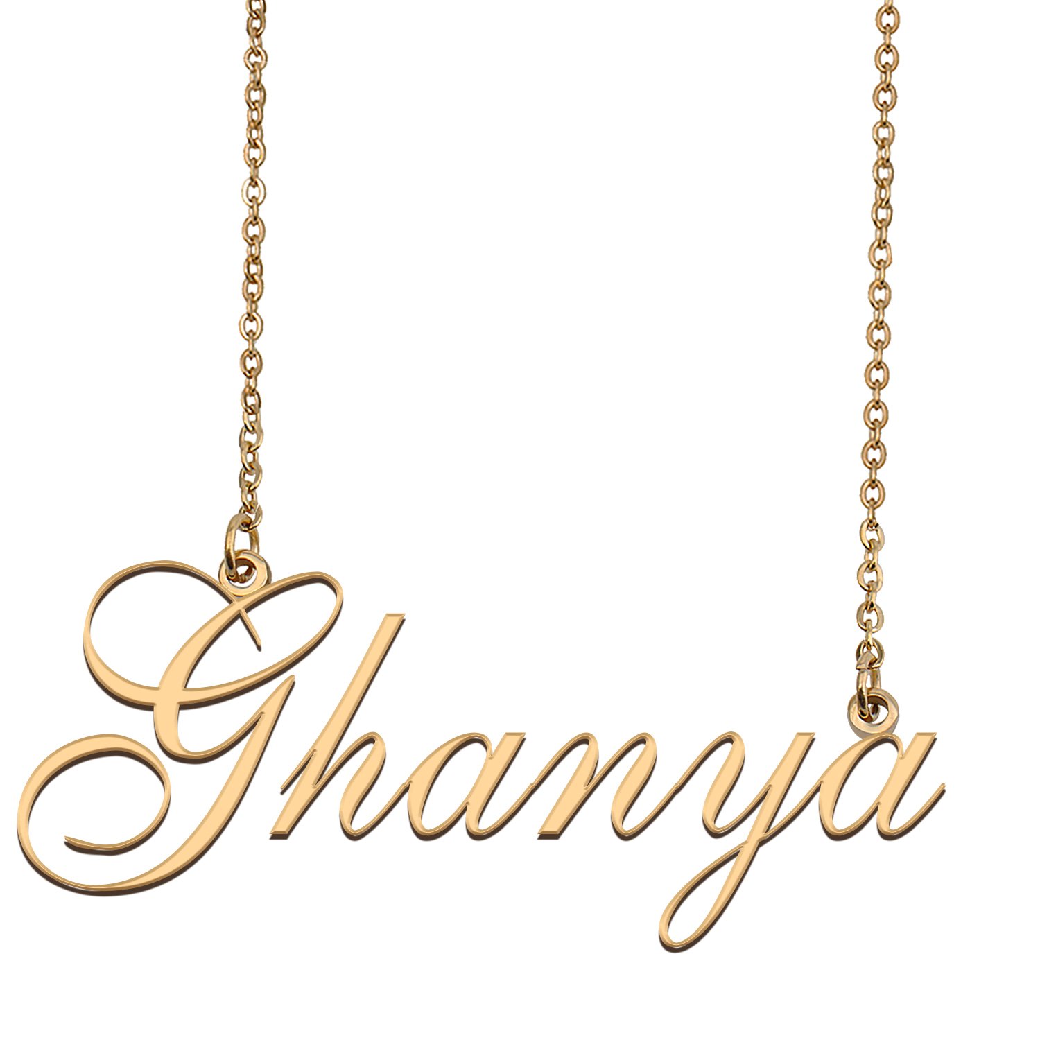 Personalized Stainless Steel Name Necklace Jewelry for Womens Kuini