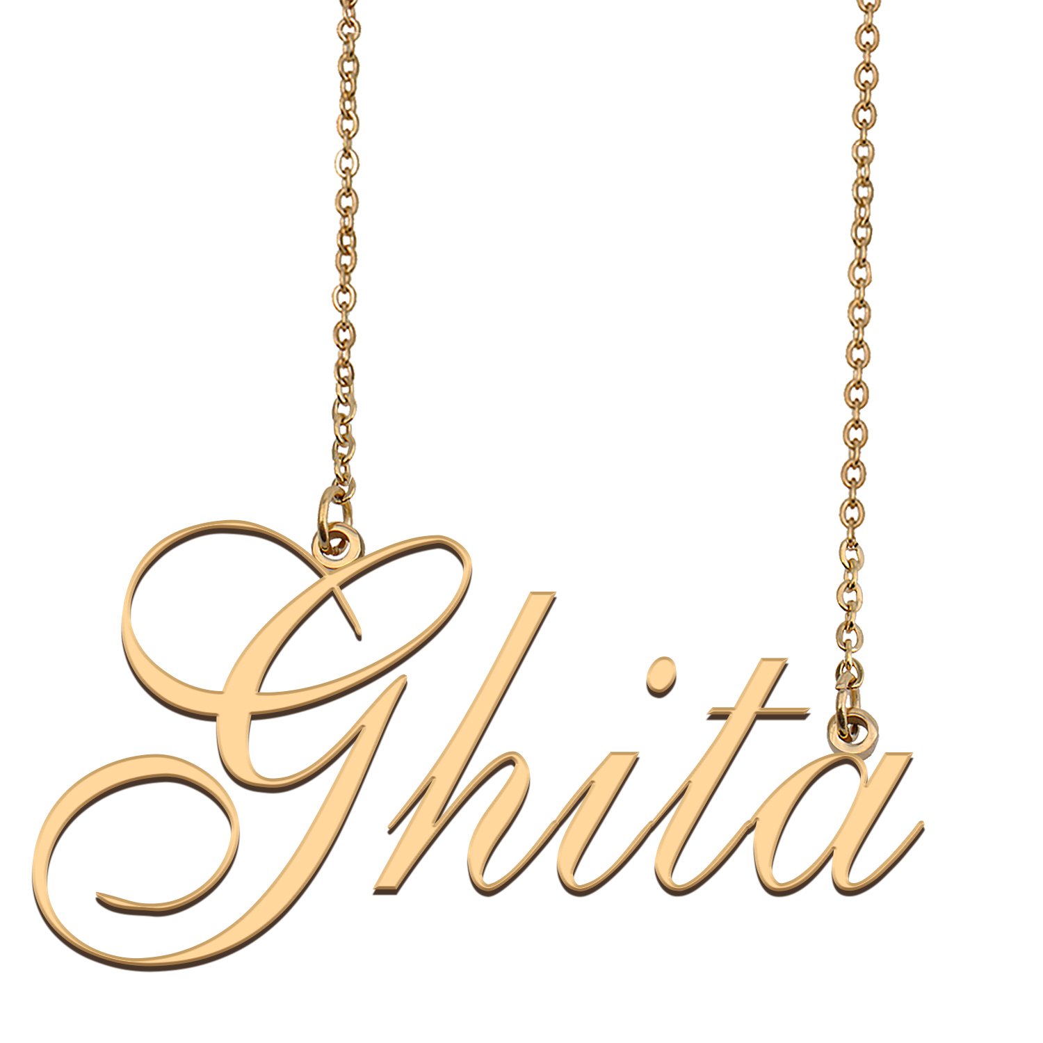 Personalized Stainless Steel Name Necklace Jewelry for Womens Kulet
