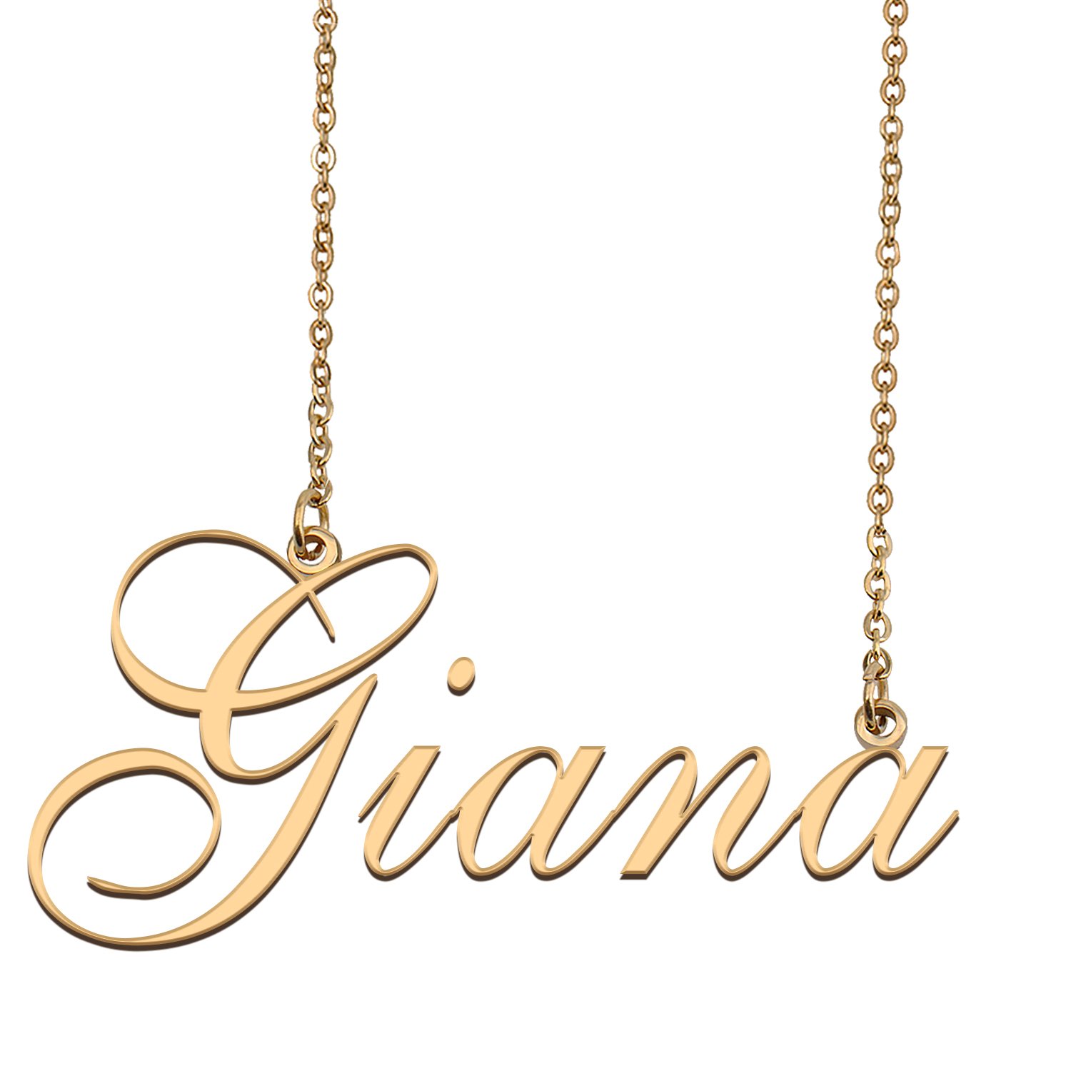 Personalized Stainless Steel Name Necklace Jewelry for Womens Kumiko