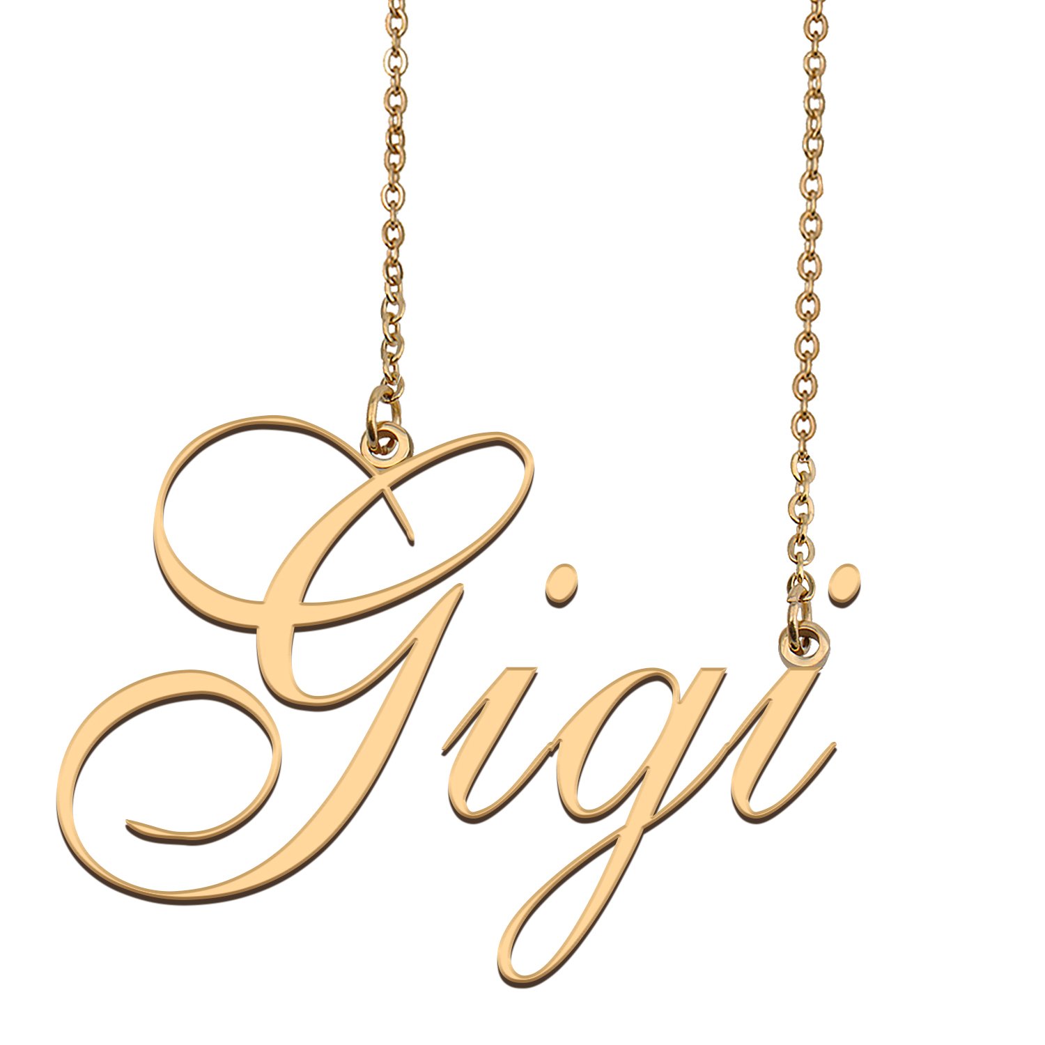 Personalized Stainless Steel Name Necklace Jewelry for Womens Kurttis