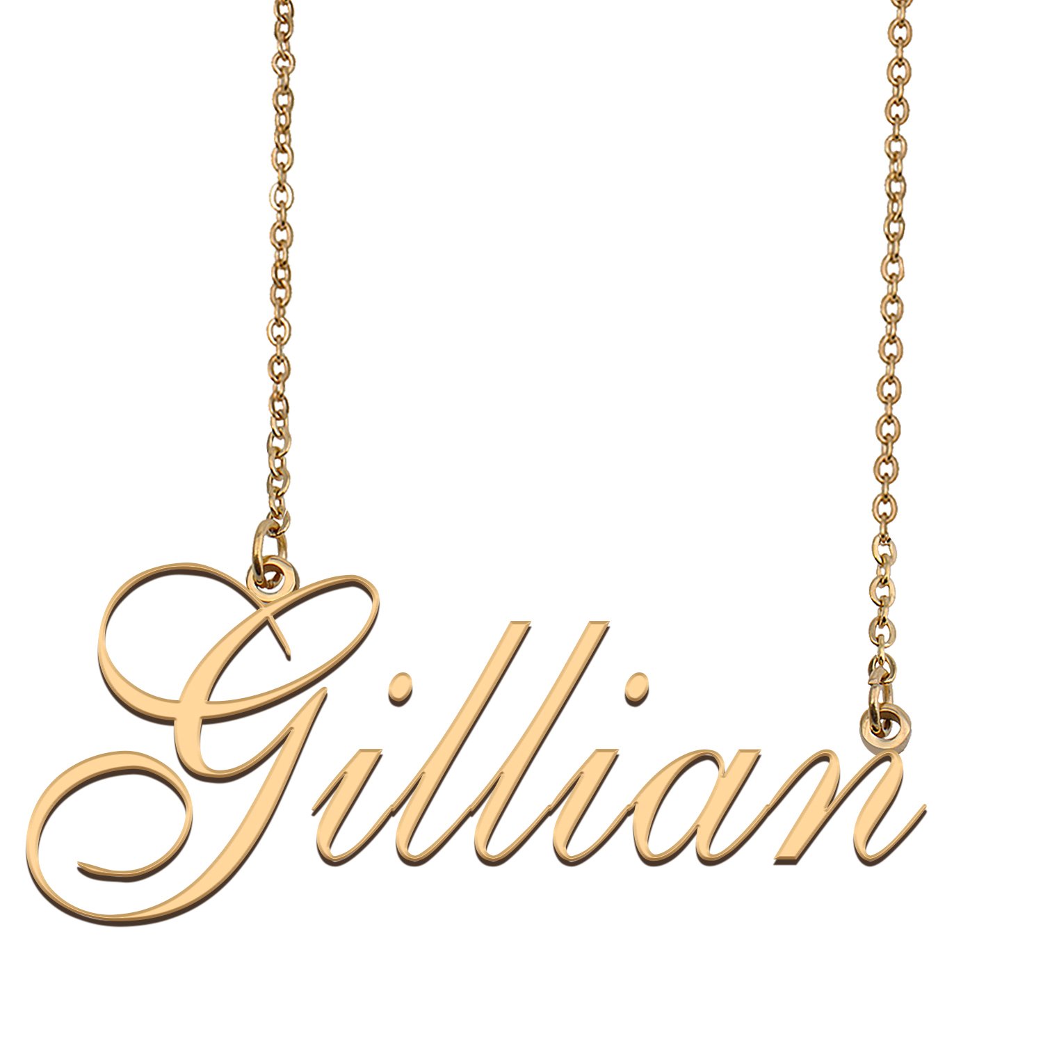 Personalized Stainless Steel Name Necklace Jewelry for Womens Kuzma