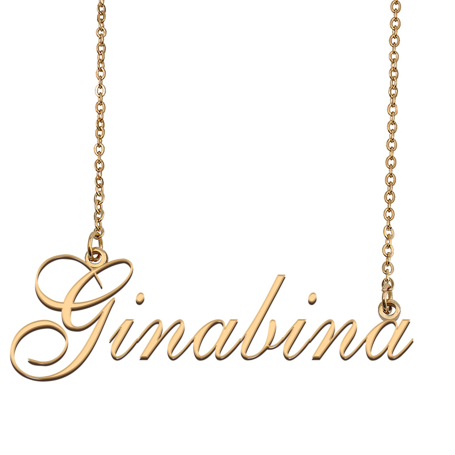 Personalized Stainless Steel Name Necklace Jewelry for Womens Kwitit