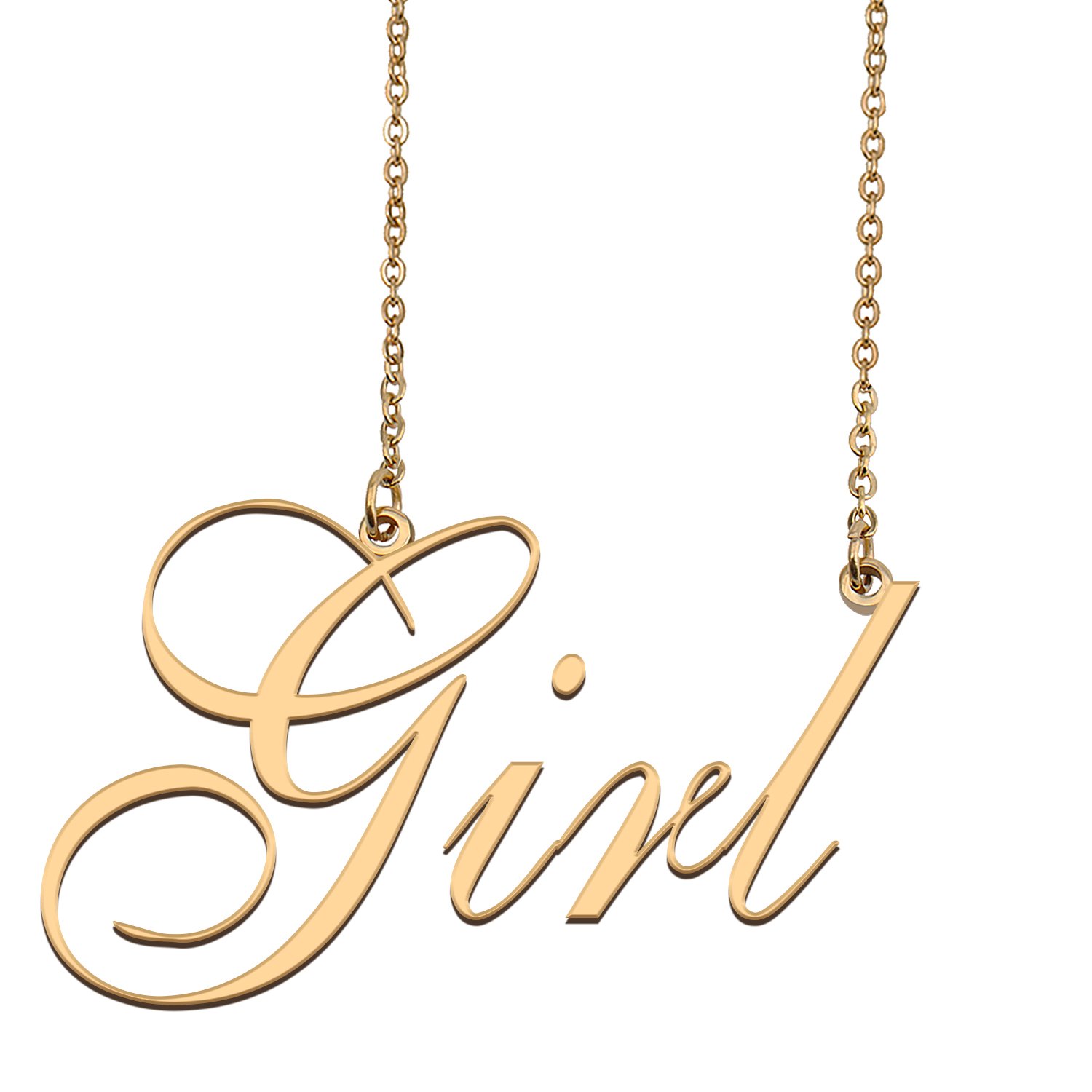 Personalized Stainless Steel Name Necklace Jewelry for Womens Kyerstin