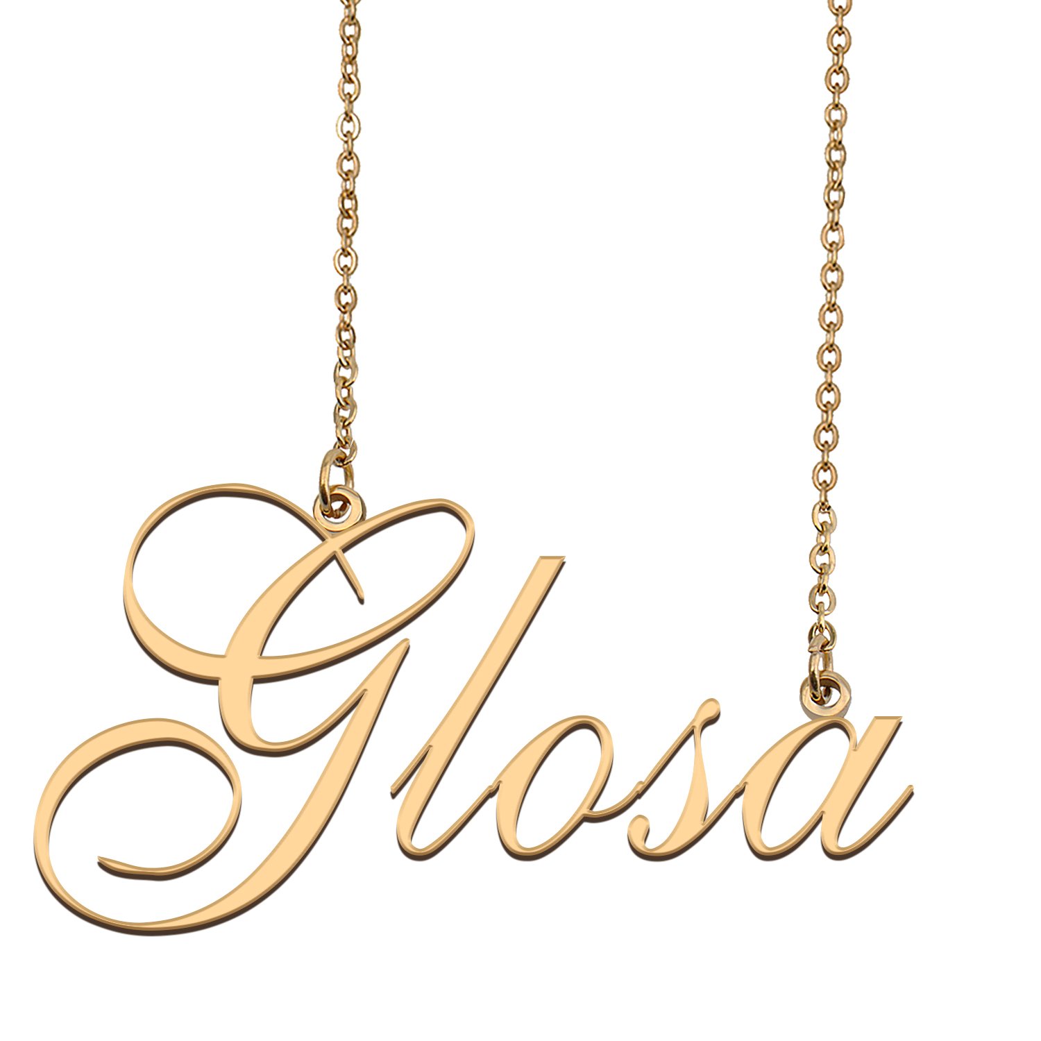 Personalized Stainless Steel Name Necklace Jewelry for Womens Labria