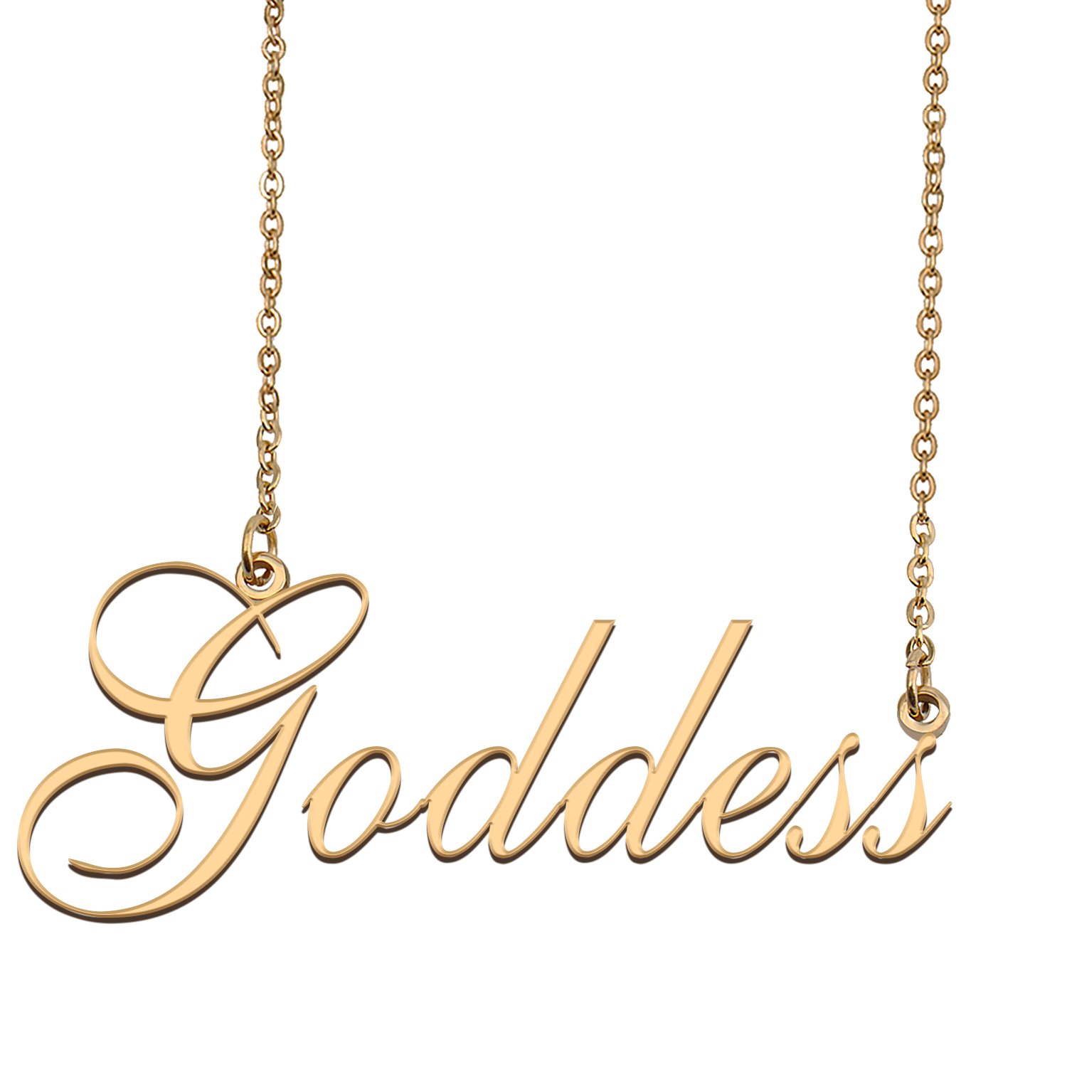 Personalized Stainless Steel Name Necklace Jewelry for Womens Lacoshjia