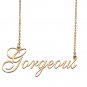 Personalized Stainless Steel Name Necklace Jewelry for Womens Lahey