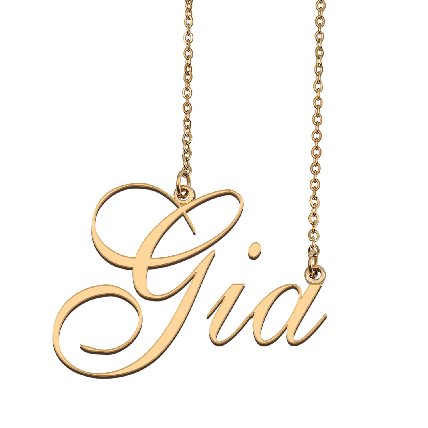 Personalized Stainless Steel Name Necklace Jewelry for Womens Laiani