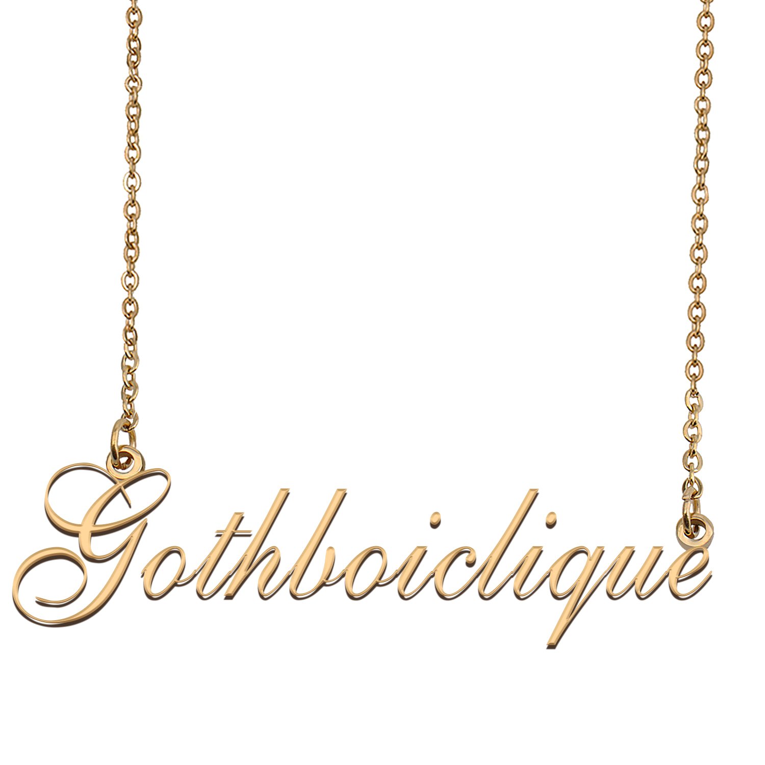Personalized Stainless Steel Name Necklace Jewelry for Womens Laiba