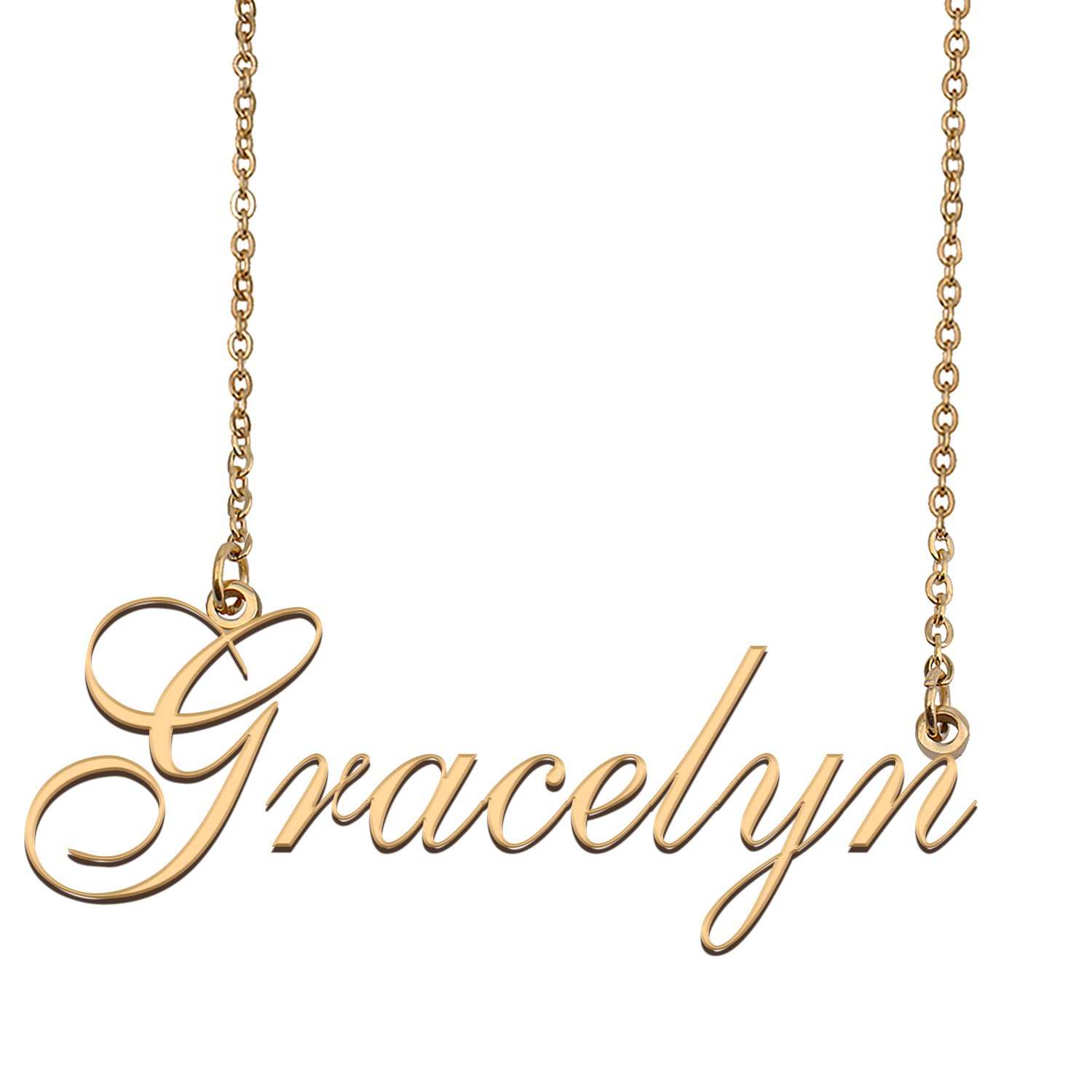 Personalized Stainless Steel Name Necklace Jewelry for Womens Lailani