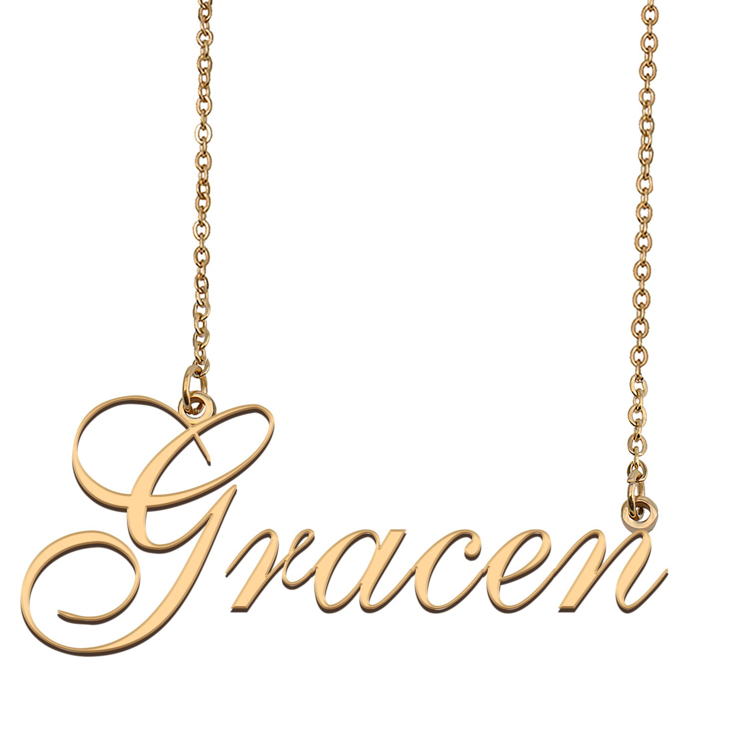 Personalized Stainless Steel Name Necklace Jewelry for Womens Lainey