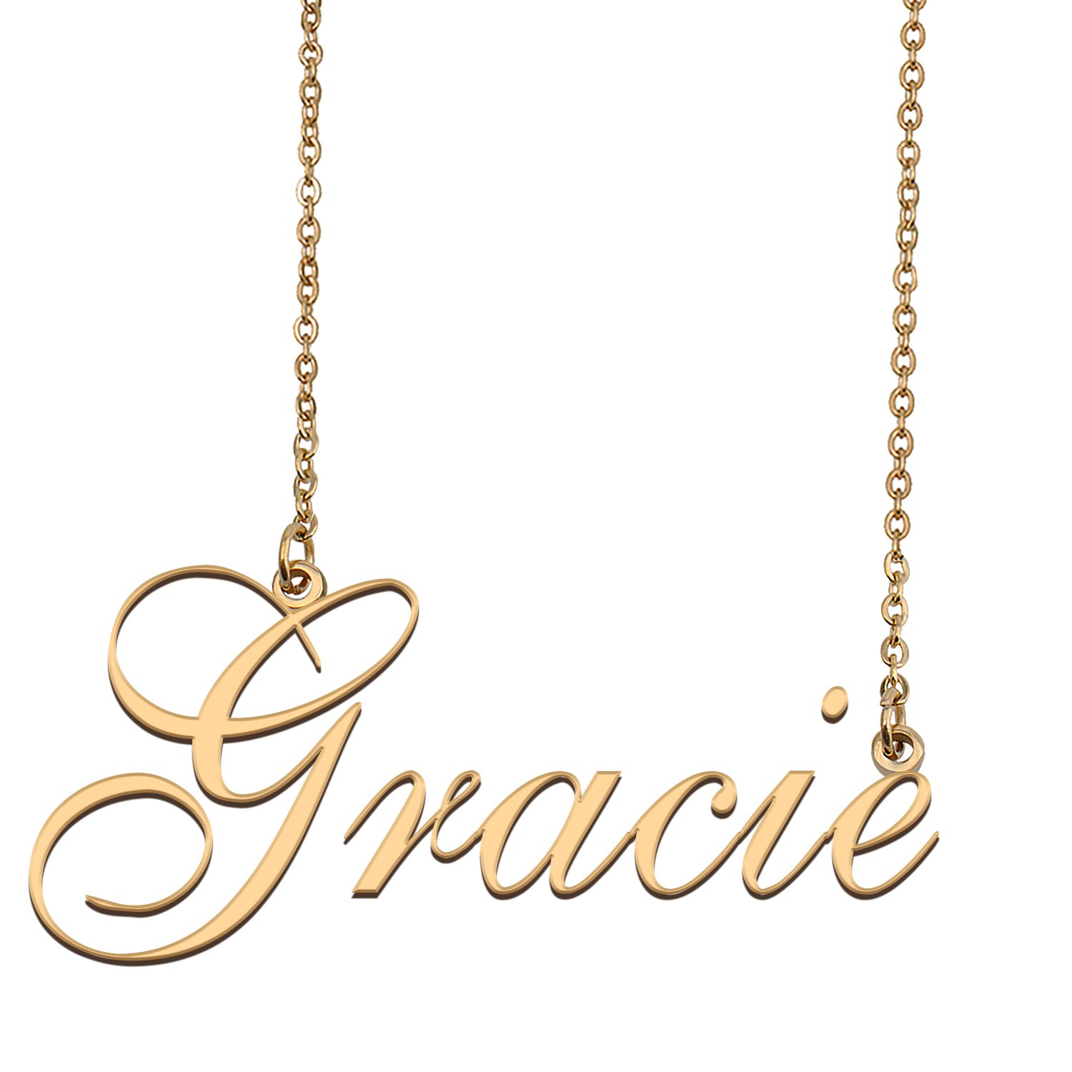 Personalized Stainless Steel Name Necklace Jewelry for Womens Lajoy