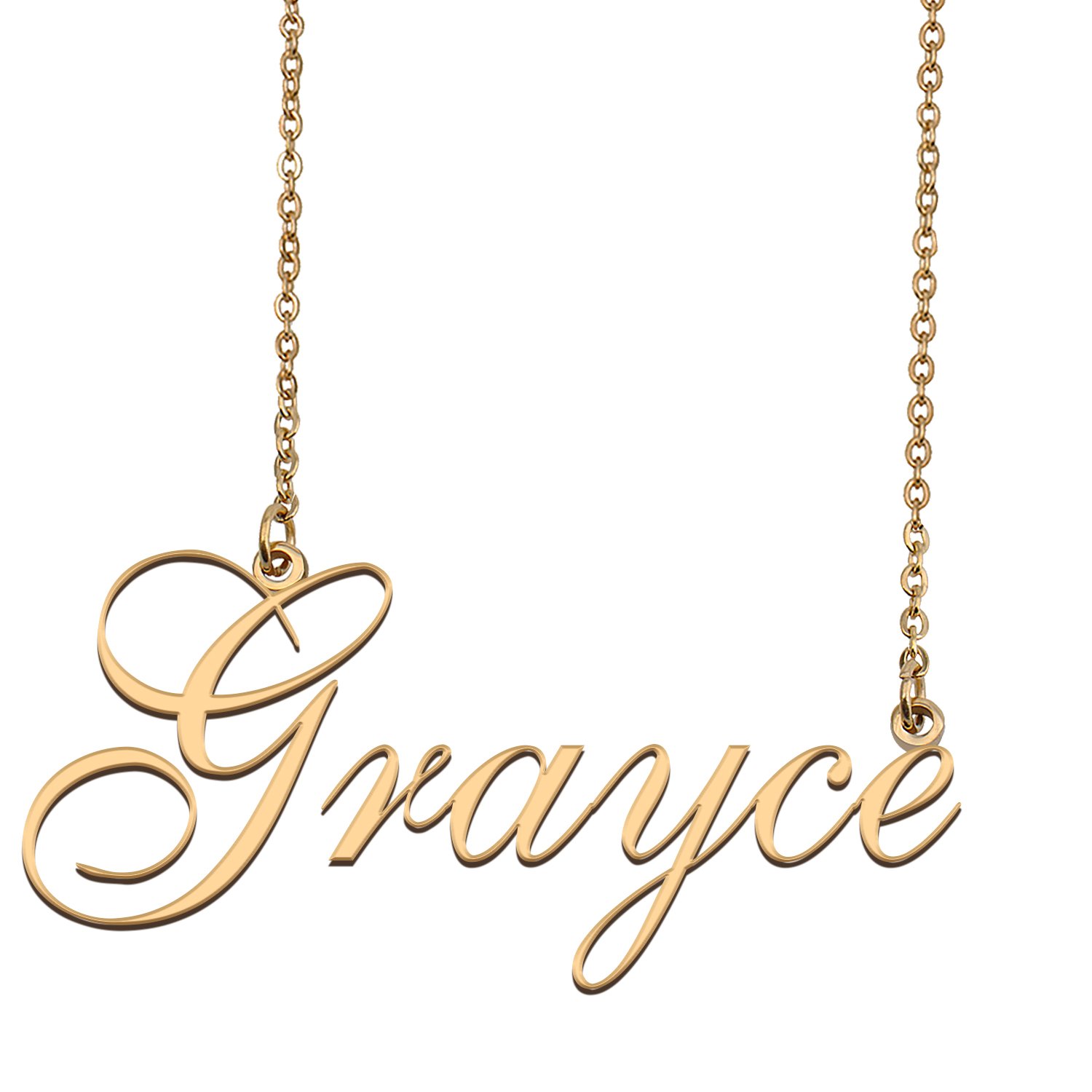 Personalized Stainless Steel Name Necklace Jewelry for Womens Lali