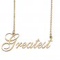 Personalized Stainless Steel Name Necklace Jewelry for Womens Lamar