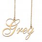 Personalized Stainless Steel Name Necklace Jewelry for Womens Lamia