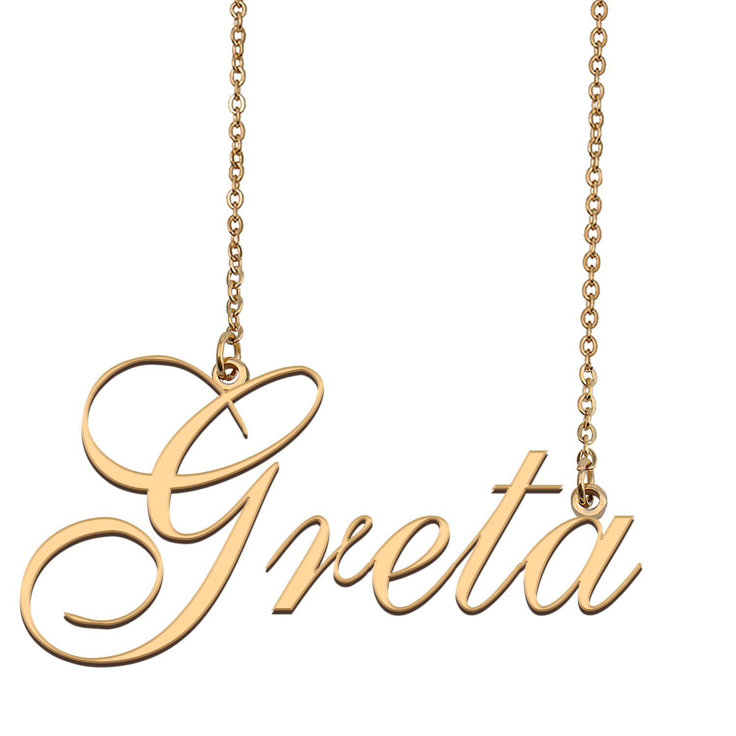Personalized Stainless Steel Name Necklace Jewelry for Womens Lamitta