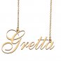 Personalized Stainless Steel Name Necklace Jewelry for Womens Lan