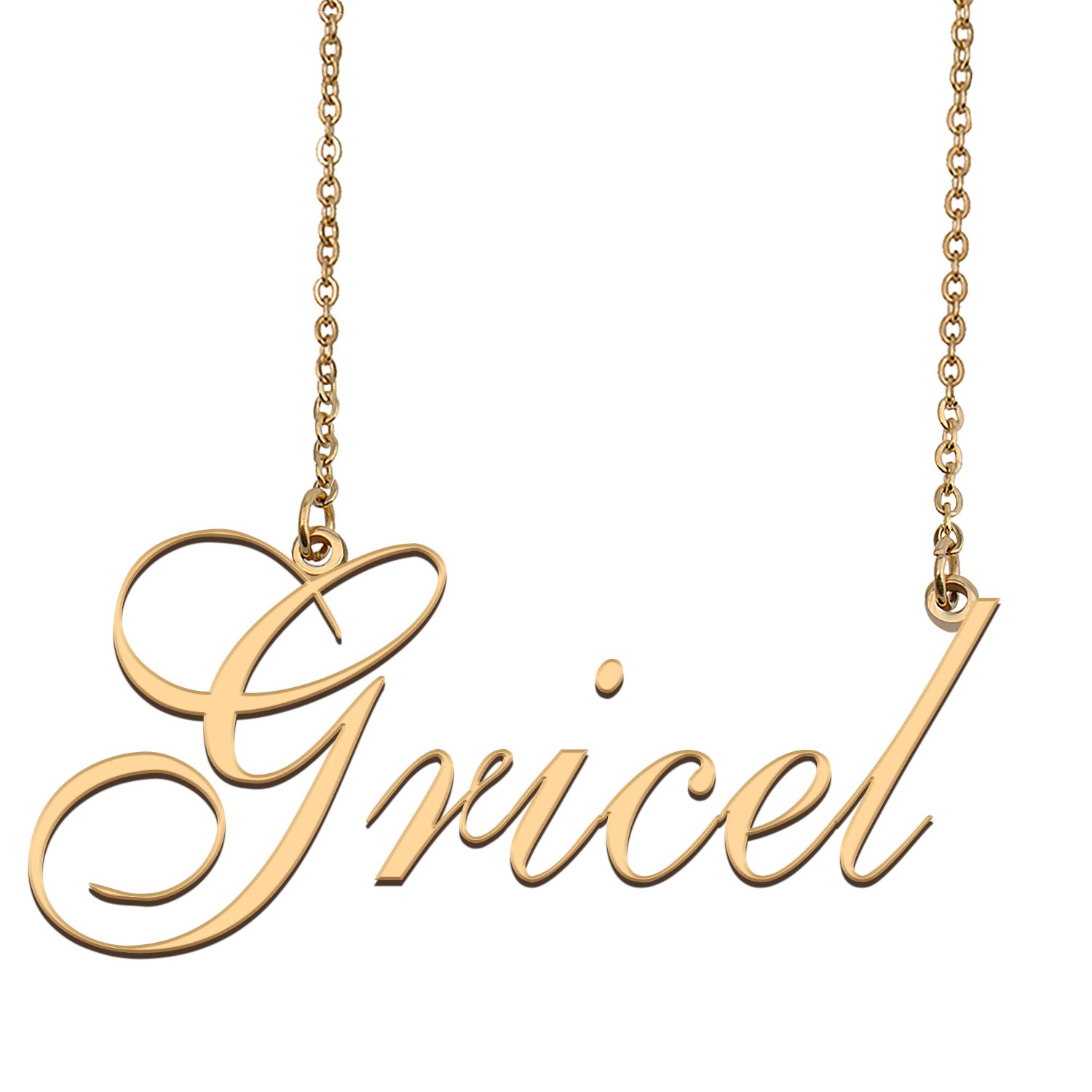 Personalized Stainless Steel Name Necklace Jewelry for Womens Lanaeya