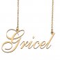 Personalized Stainless Steel Name Necklace Jewelry for Womens Lanaeya