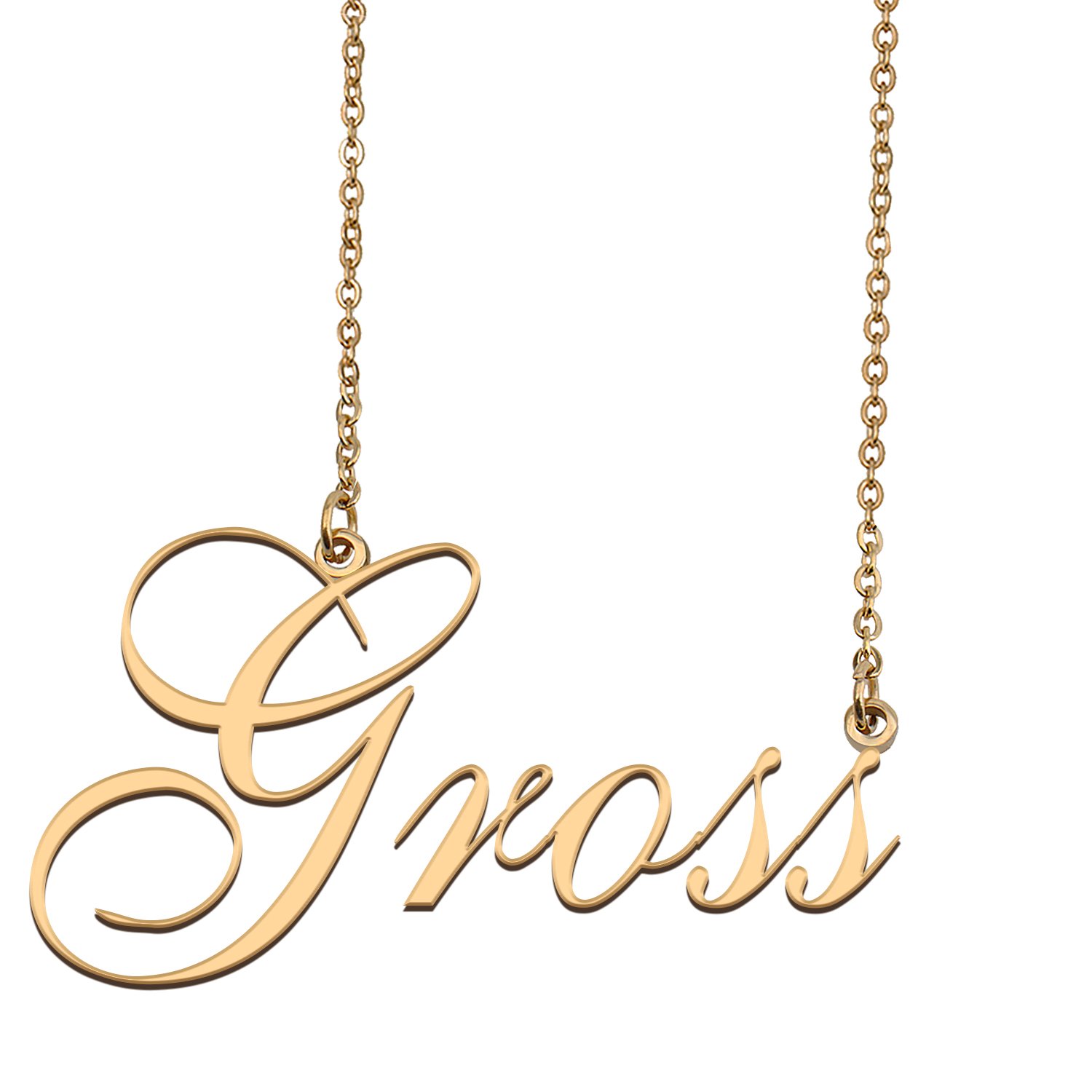 Personalized Stainless Steel Name Necklace Jewelry for Womens Landon