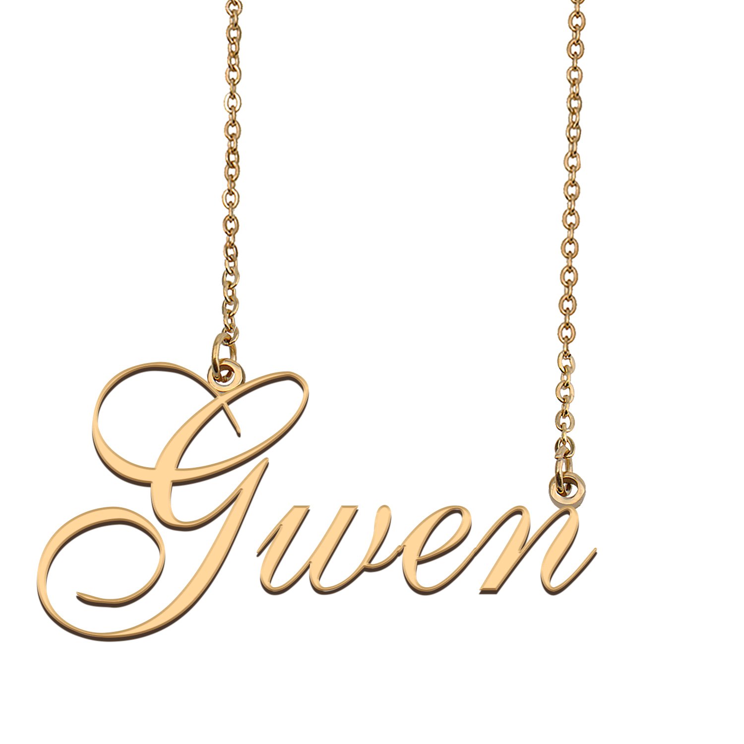 Personalized Stainless Steel Name Necklace Jewelry for Womens Lanta