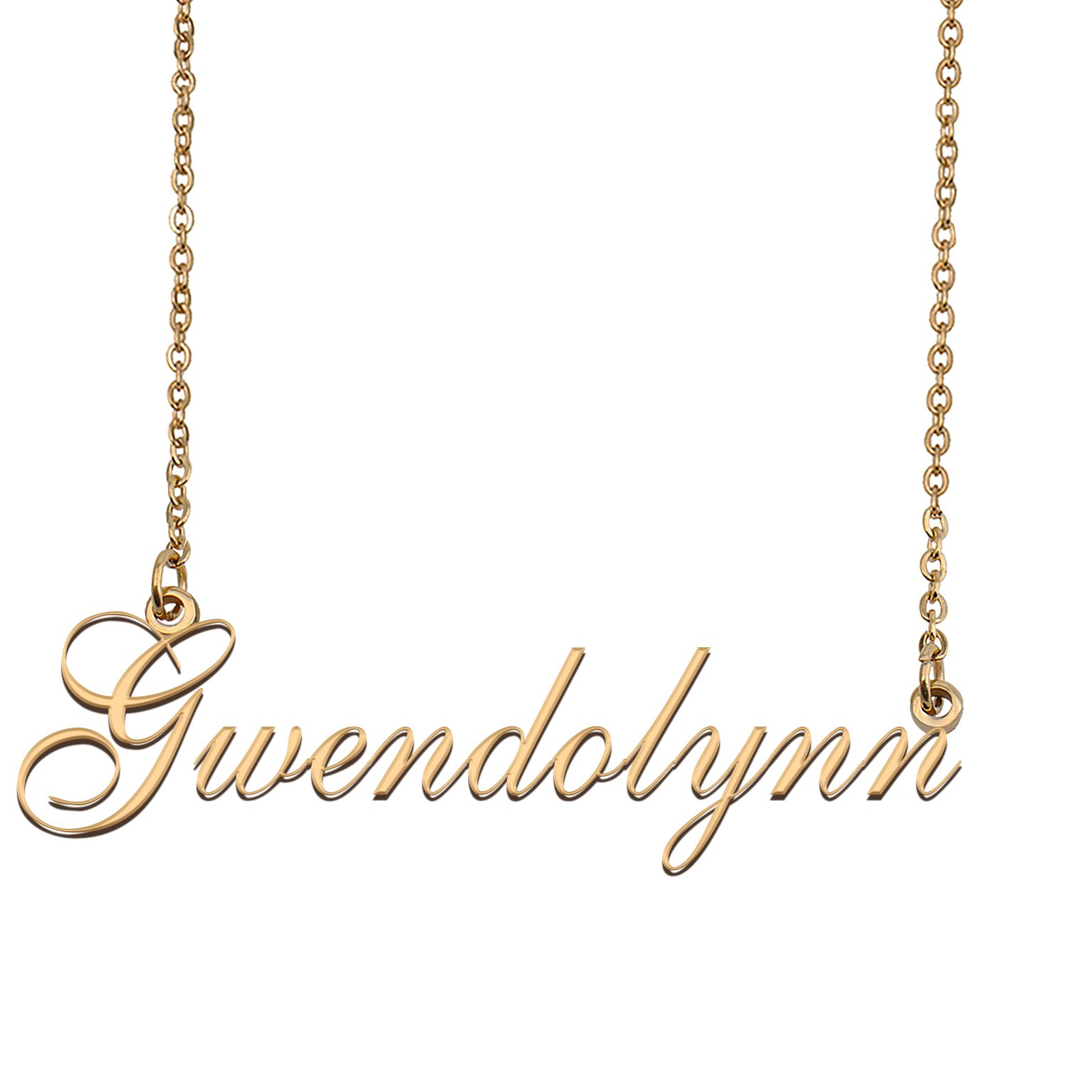 Personalized Stainless Steel Name Necklace Jewelry for Womens Lanya
