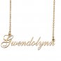 Personalized Stainless Steel Name Necklace Jewelry for Womens Lanya
