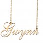 Personalized Stainless Steel Name Necklace Jewelry for Womens lanz