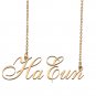 Personalized Stainless Steel Name Necklace Jewelry for Womens Lashed