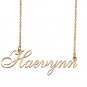 Personalized Stainless Steel Name Necklace Jewelry for Womens Lashika