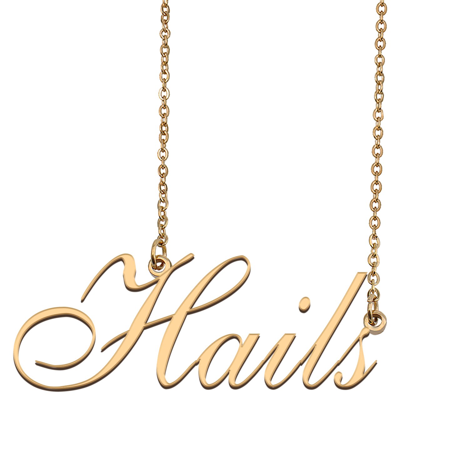 Personalized Stainless Steel Name Necklace Jewelry for Womens Lateefah