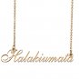 Personalized Stainless Steel Name Necklace Jewelry for Womens Latina
