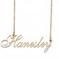 Personalized Stainless Steel Name Necklace Jewelry for Womens Lawson