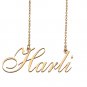 Personalized Stainless Steel Name Necklace Jewelry for Womens Lea