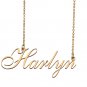 Personalized Stainless Steel Name Necklace Jewelry for Womens Leah