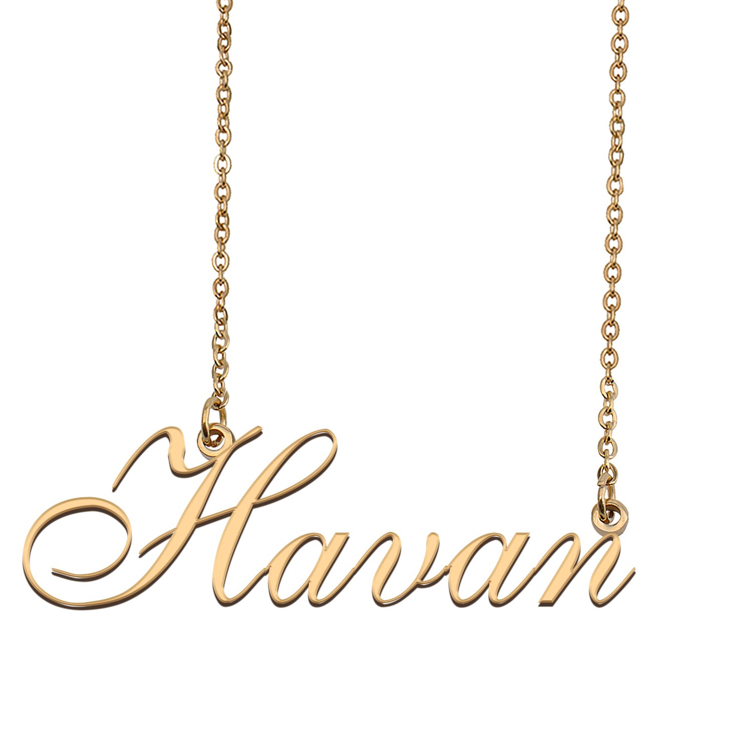 Personalized Stainless Steel Name Necklace Jewelry for Womens Lei