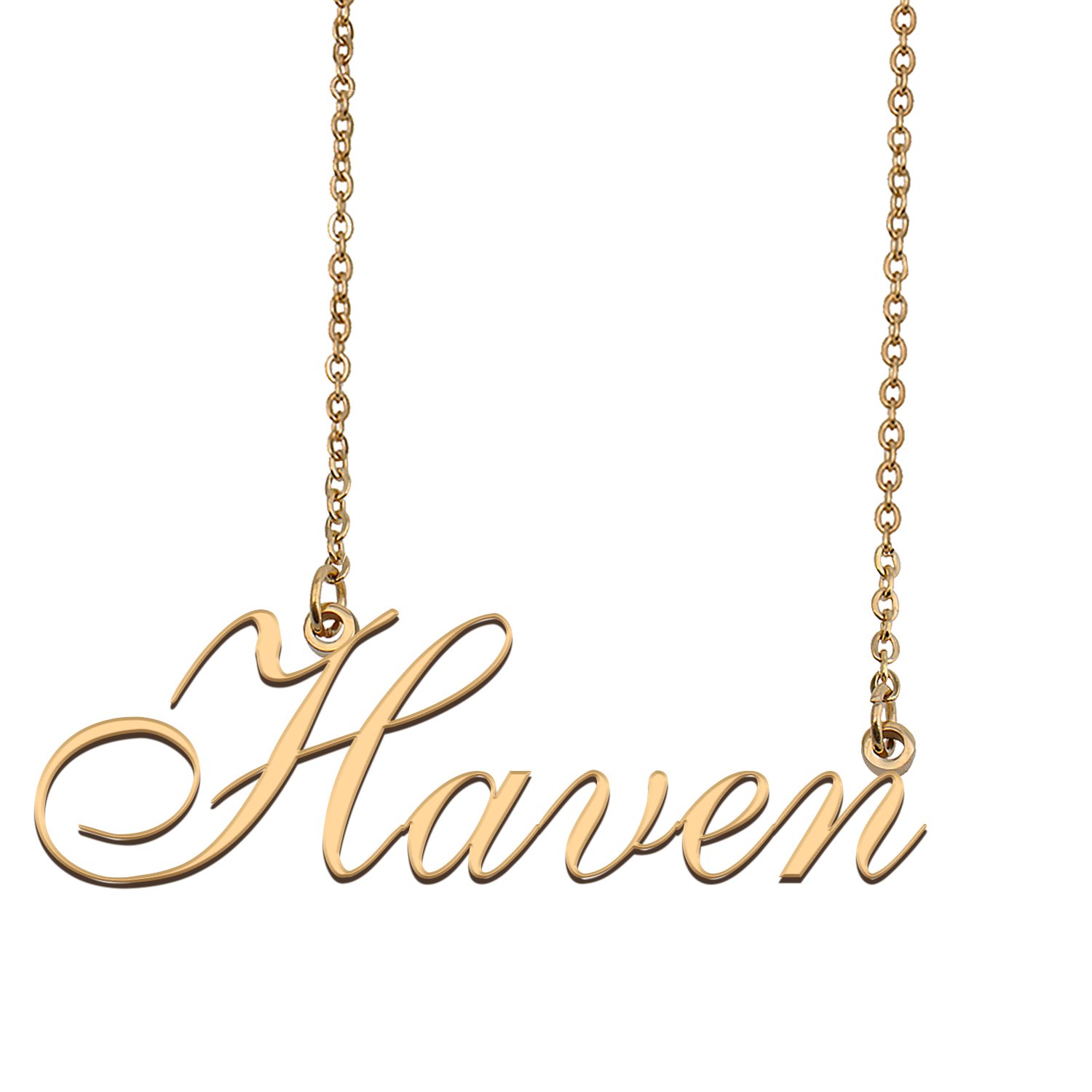 Personalized Stainless Steel Name Necklace Jewelry for Womens Leia