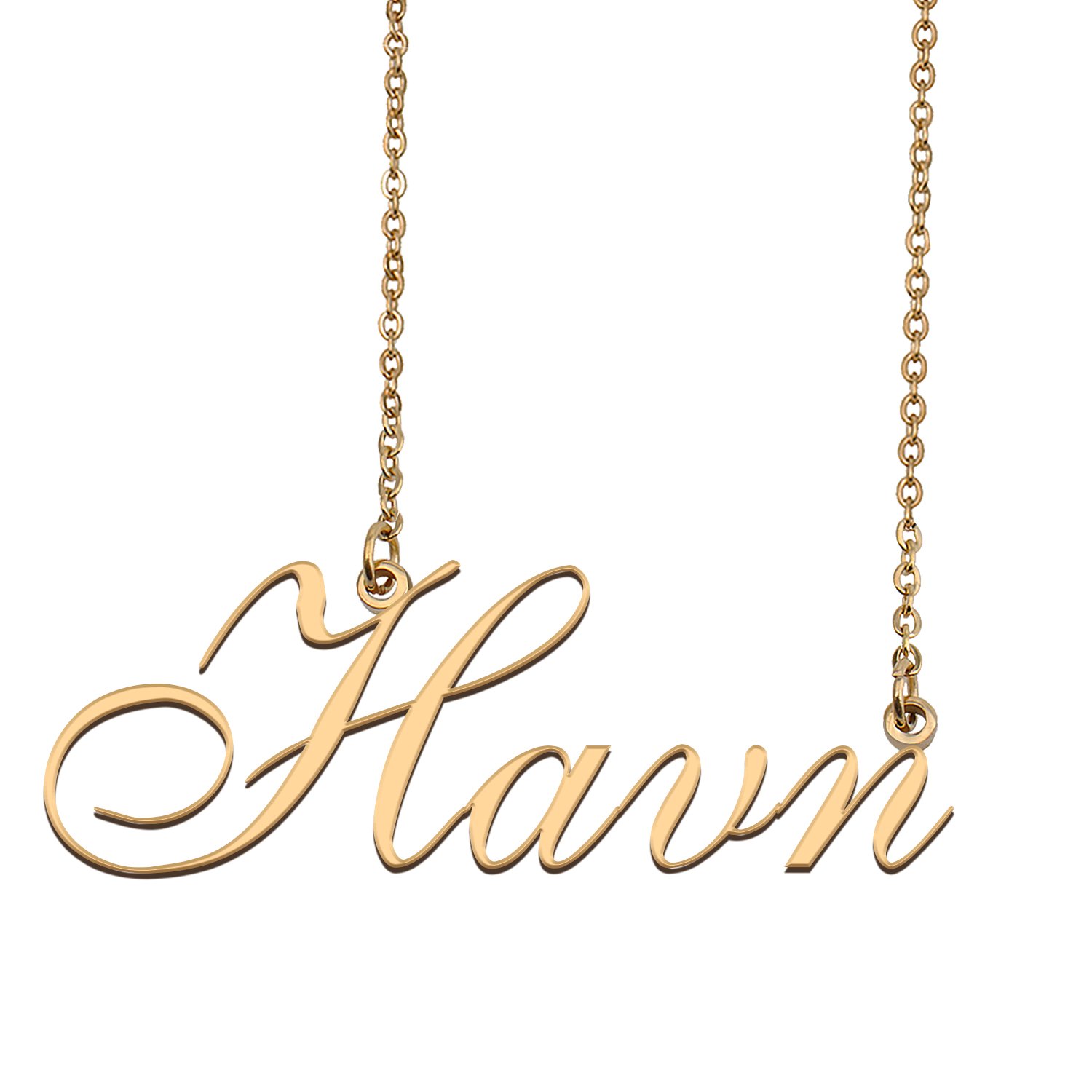 Personalized Stainless Steel Name Necklace Jewelry for Womens Leiah