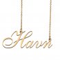 Personalized Stainless Steel Name Necklace Jewelry for Womens Leiah