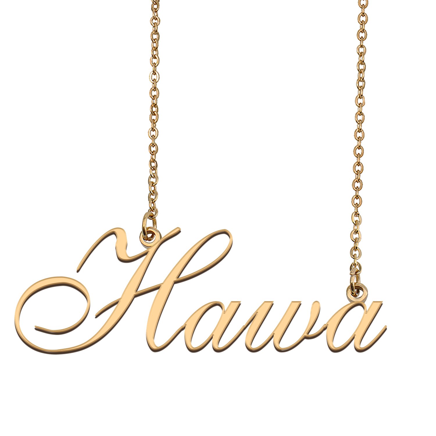 Personalized Stainless Steel Name Necklace Jewelry for Womens Leiandra