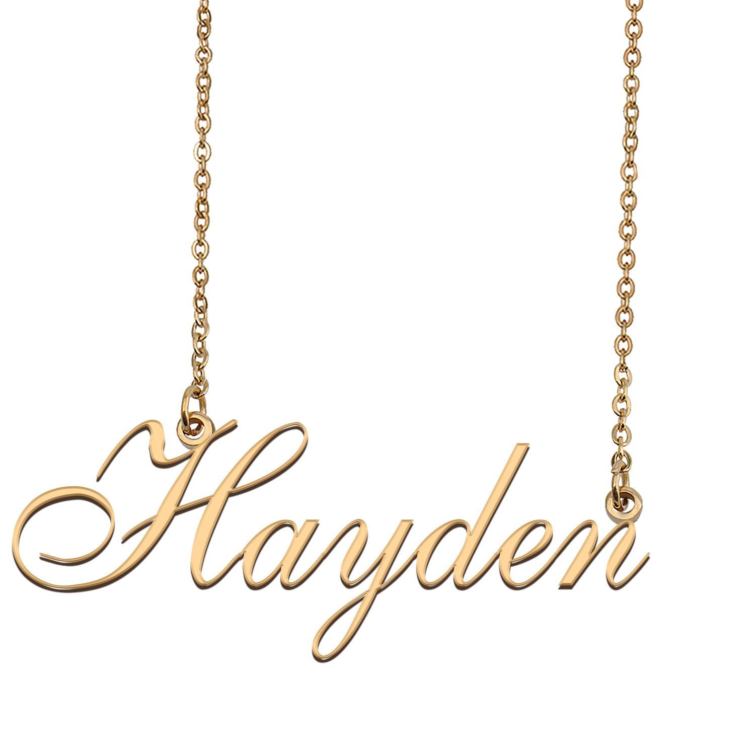 Personalized Stainless Steel Name Necklace Jewelry for Womens Leigha