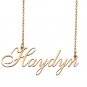 Personalized Stainless Steel Name Necklace Jewelry for Womens Leighton