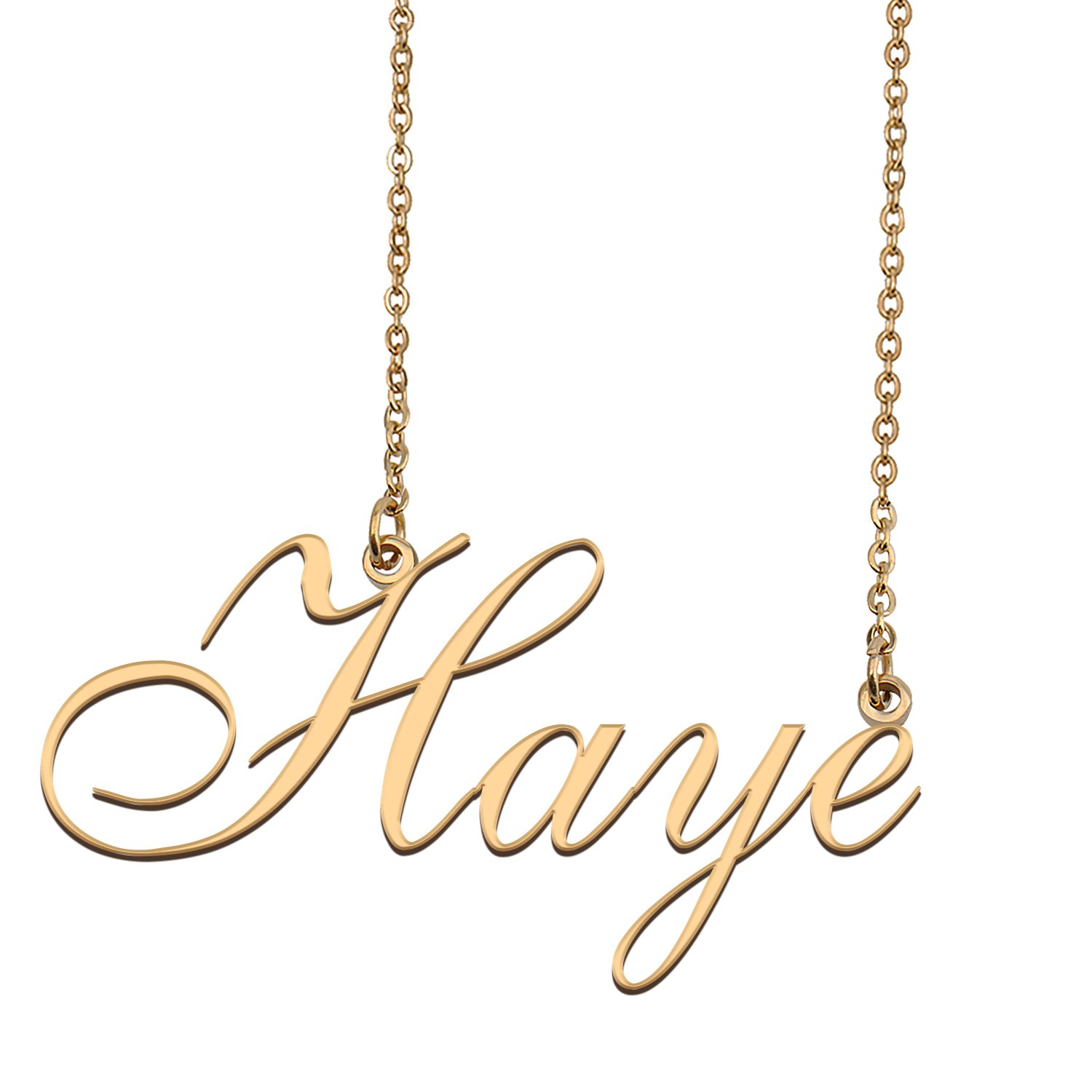 Personalized Stainless Steel Name Necklace Jewelry for Womens Leika