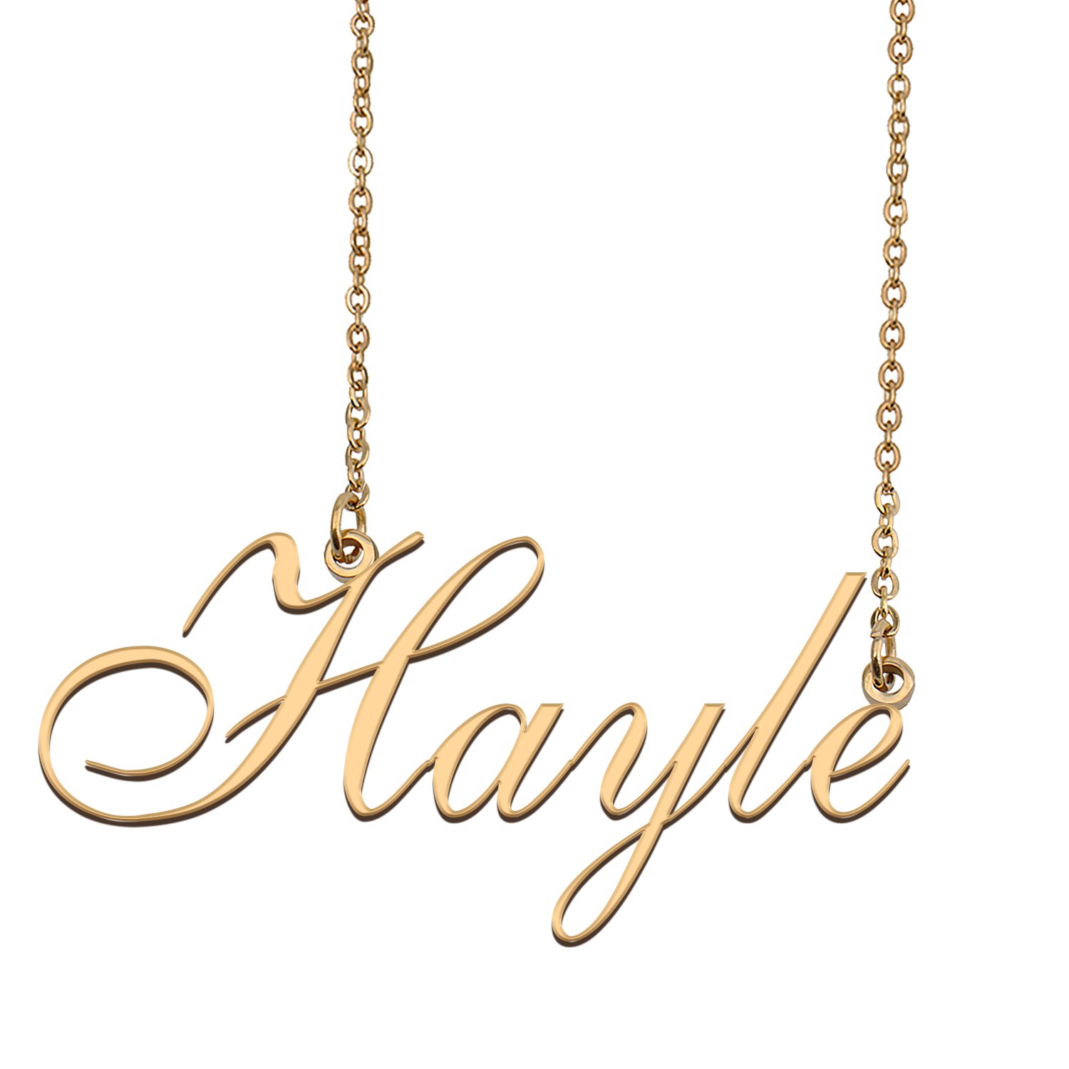 Personalized Stainless Steel Name Necklace Jewelry for Womens leilabutt