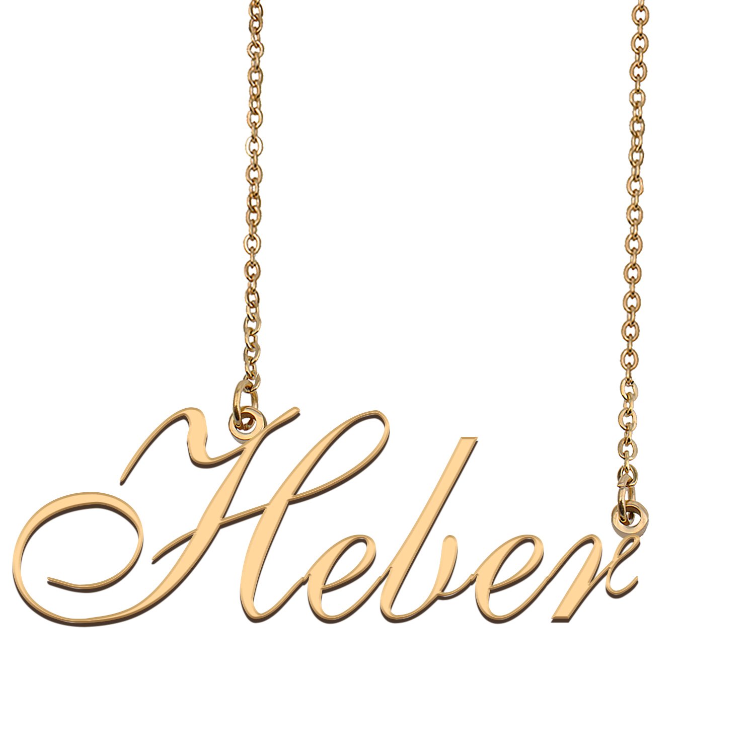 Personalized Stainless Steel Name Necklace Jewelry for Womens Leo