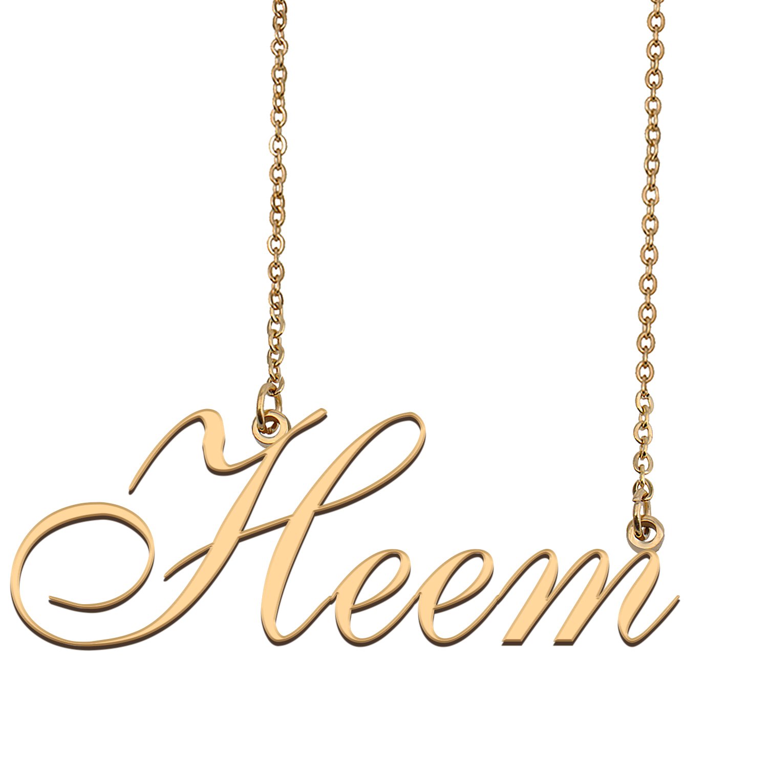 Personalized Stainless Steel Name Necklace Jewelry for Womens Leola