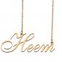 Personalized Stainless Steel Name Necklace Jewelry for Womens Leola