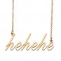 Personalized Stainless Steel Name Necklace Jewelry for Womens Leon