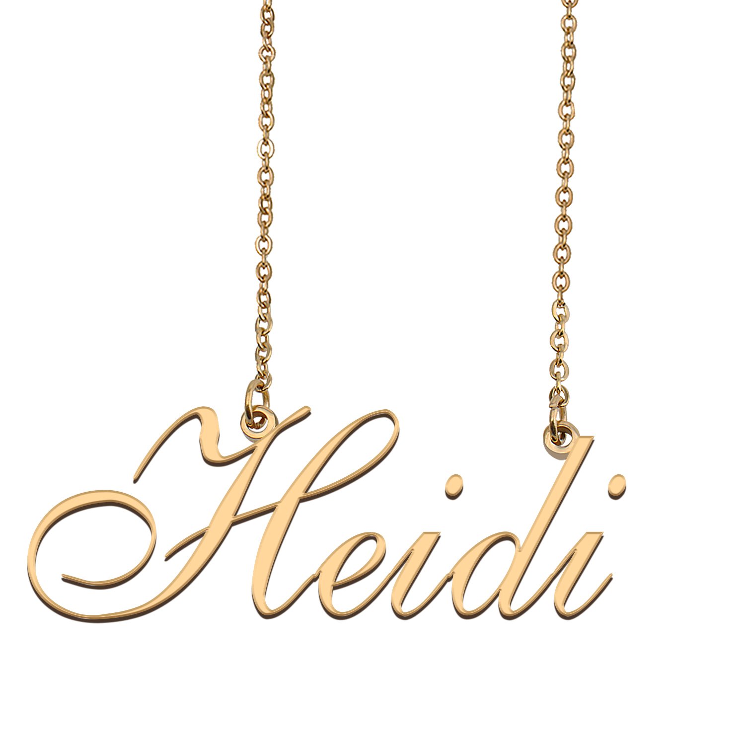 Personalized Custom 18k Gold Plated Any Name Necklace for Women Leona